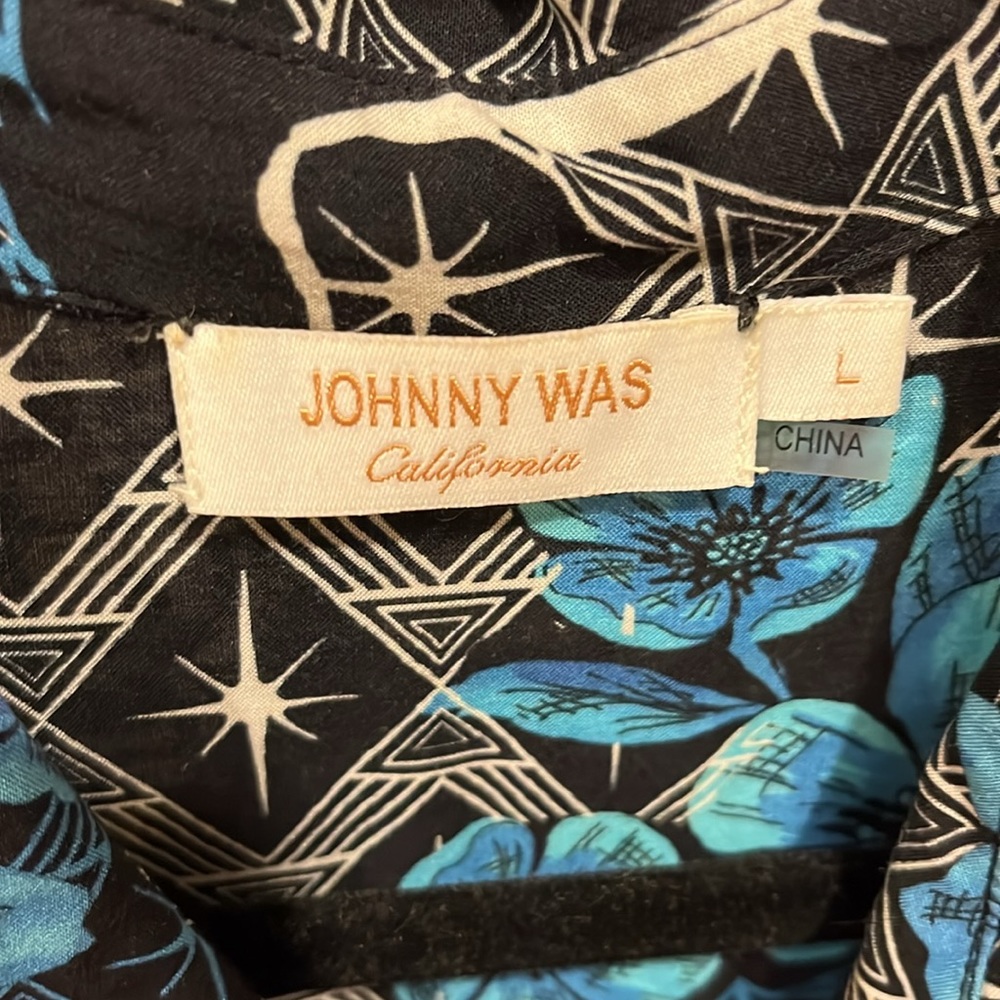 Johnny Was Button Down Tunic Size Large - image 5